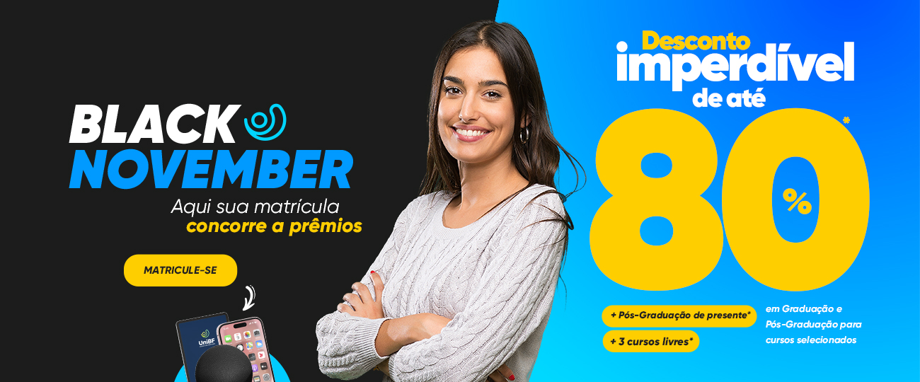 Este é o banner que exemplifica a Black November